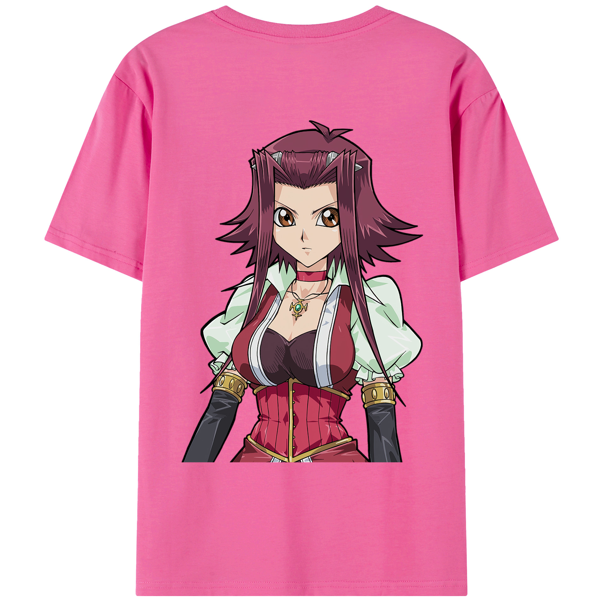 （画像用） 遊☆戯☆王 Yu-Gi-Oh! レディース半袖Tシャツ(バックプリント)